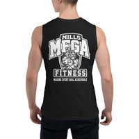 Mills MEGA Fitness Black Muscle Shirt