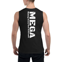 Shield Motto Muscle Shirt w/white letters