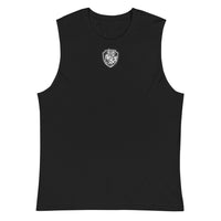 Shield Motto Muscle Shirt w/white letters