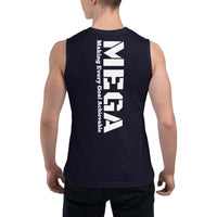 Shield Motto Muscle Shirt w/white letters
