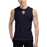 Shield Motto Muscle Shirt w/white letters