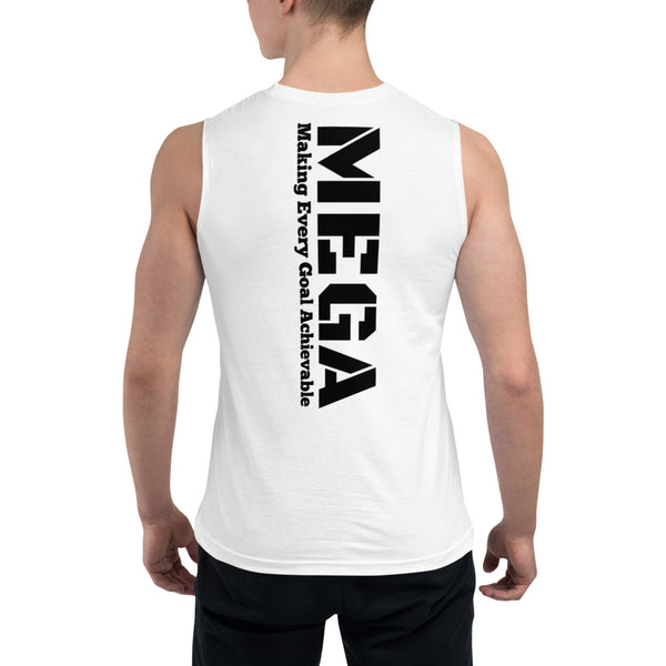 Shield Motto Muscle Shirt w/black letters
