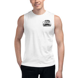 Mills MEGA Fitness White Muscle Shirt