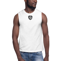 Shield Motto Muscle Shirt w/black letters